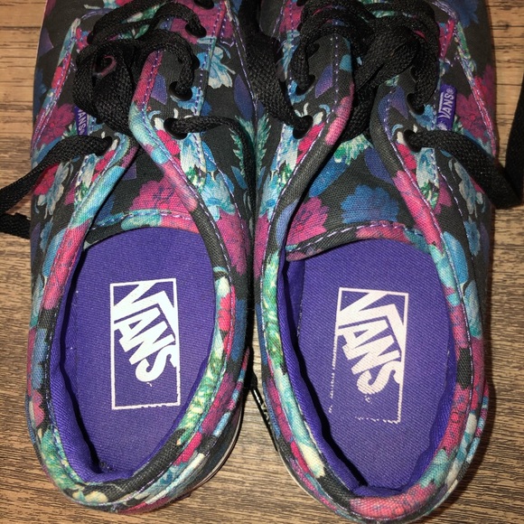 Van’s Floral Sneakers - Size 8 - Picture 7 of 7